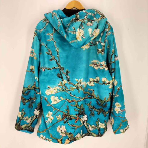 ユーロ 絵画プリント 裏ボアフーデッドジャケット メンズ JPN:XXL